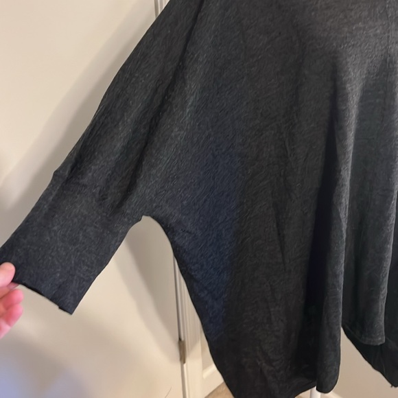 Eileen Fisher dark grey sweater Size L - Picture 2 of 6